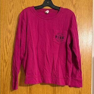 Victoria's Secret Vibrant Magenta Long Sleeve Tee